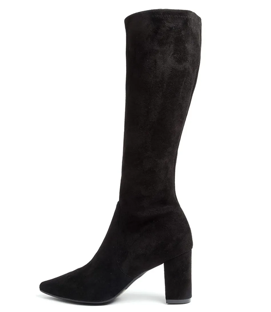 Women DJANGO & JULIETTE Boots<Norass Black Stretch