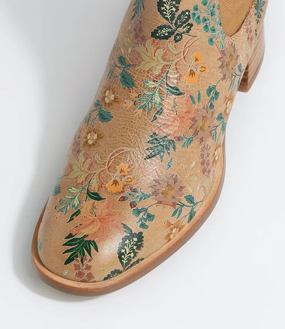 Women DJANGO & JULIETTE Boots<Noyce Vintage Tan Leather Chelsea Boots