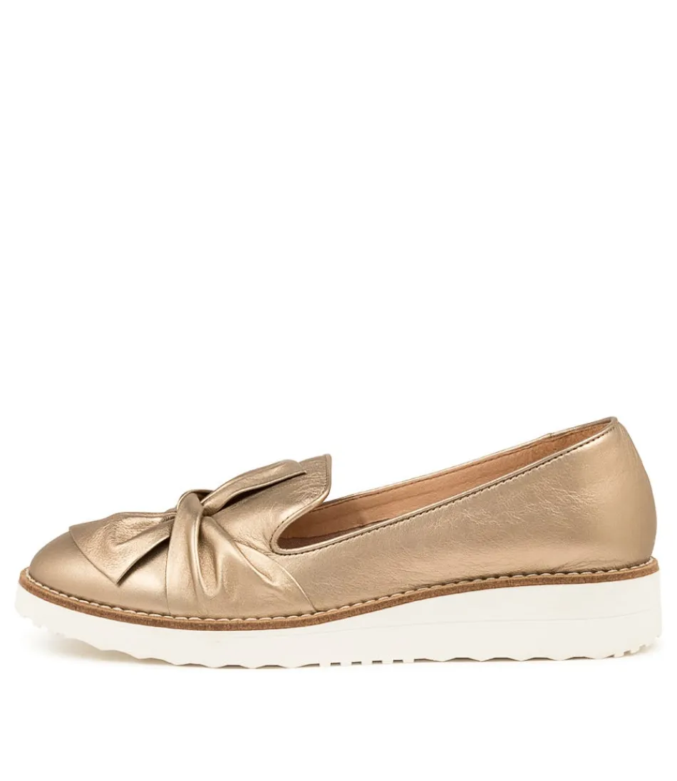 Women TOP END Loafers<Oclem Champagne Leather