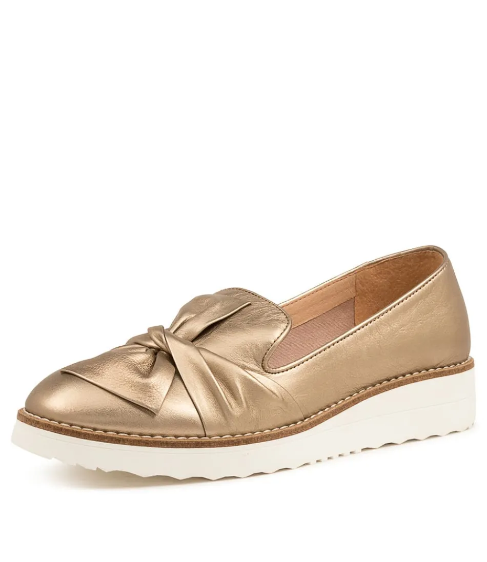 Women TOP END Loafers<Oclem Champagne Leather