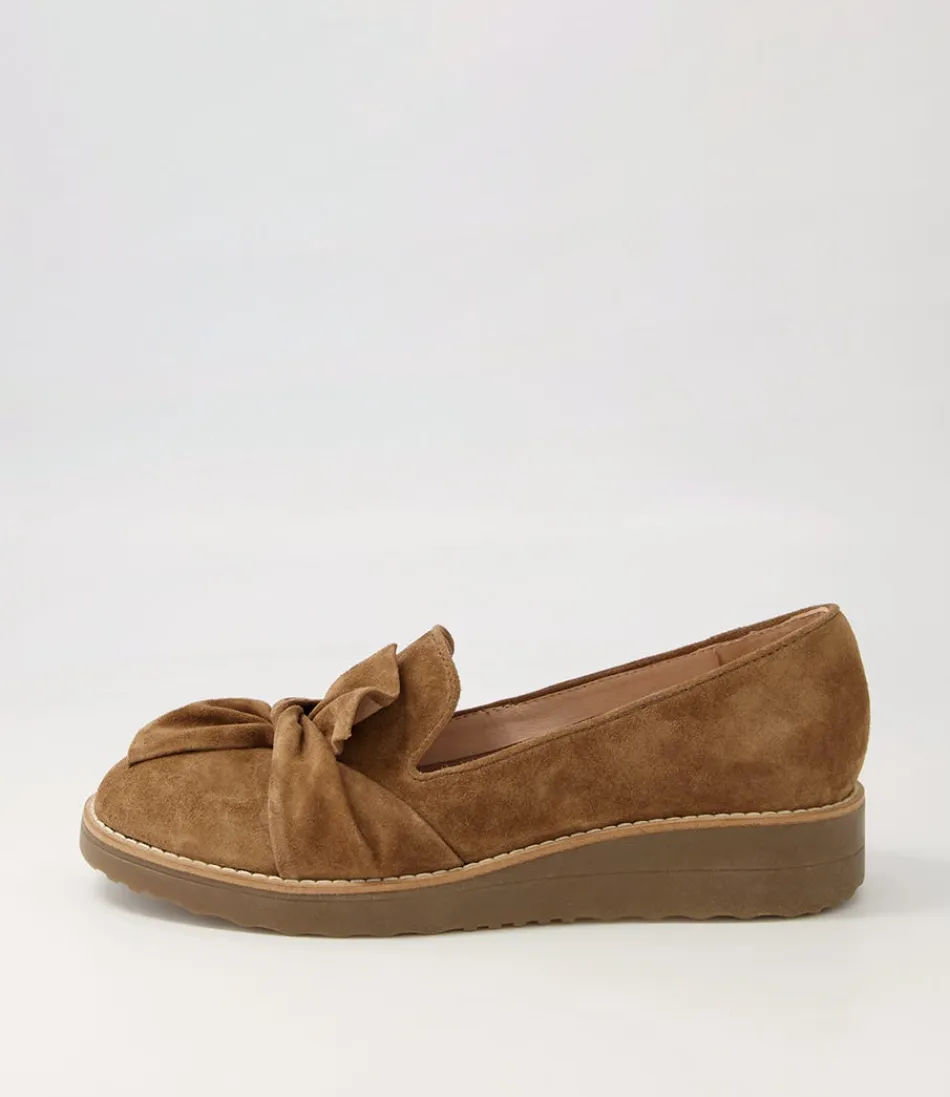 Women TOP END Loafers<Oclem Light Choc Suede Loafers