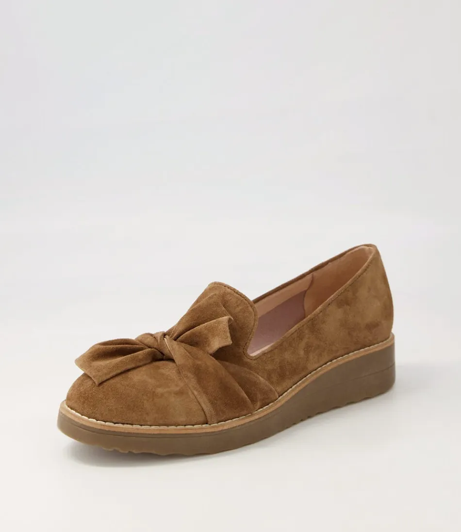 Women TOP END Loafers<Oclem Light Choc Suede Loafers