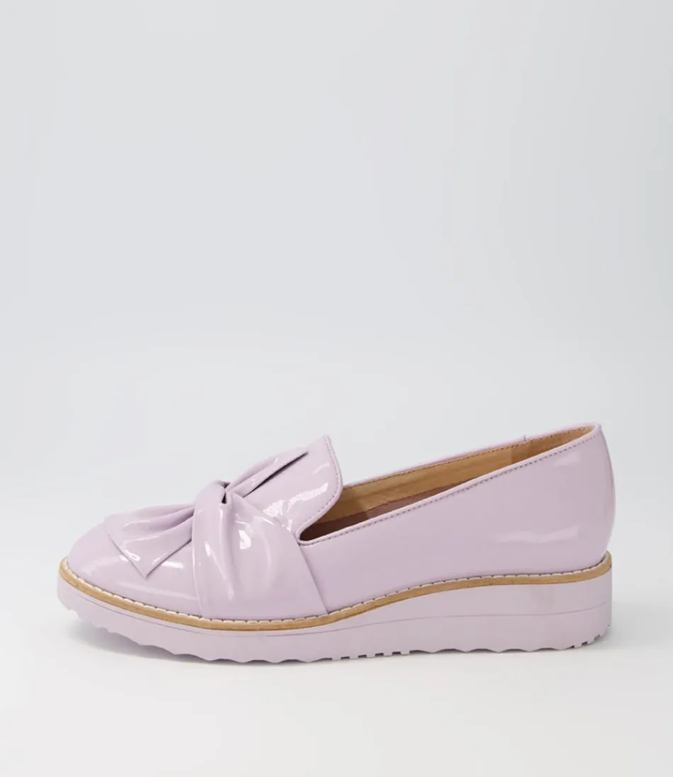 Women TOP END Loafers<Oclem Lilac Patent Leather Loafers