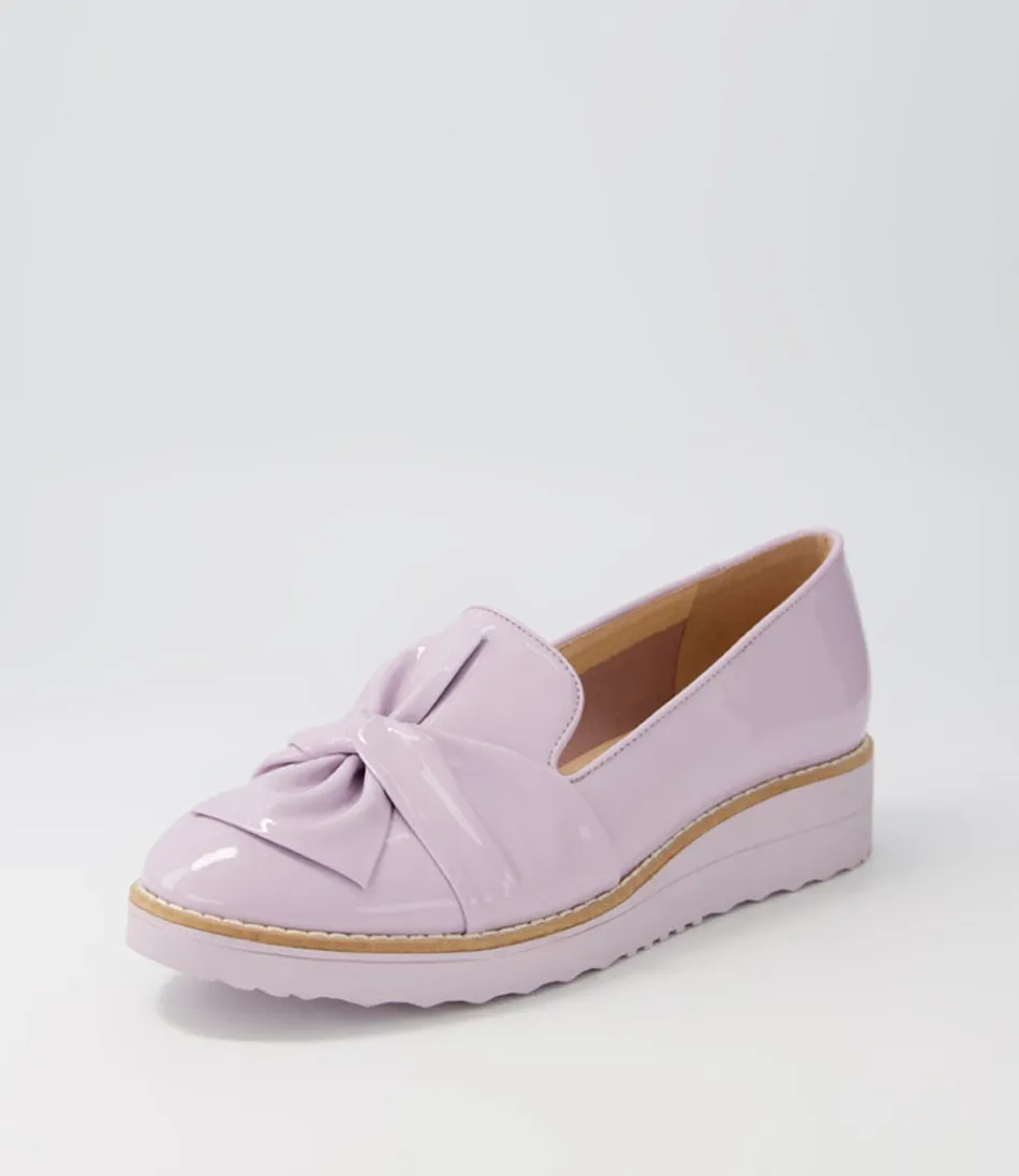 Women TOP END Loafers<Oclem Lilac Patent Leather Loafers