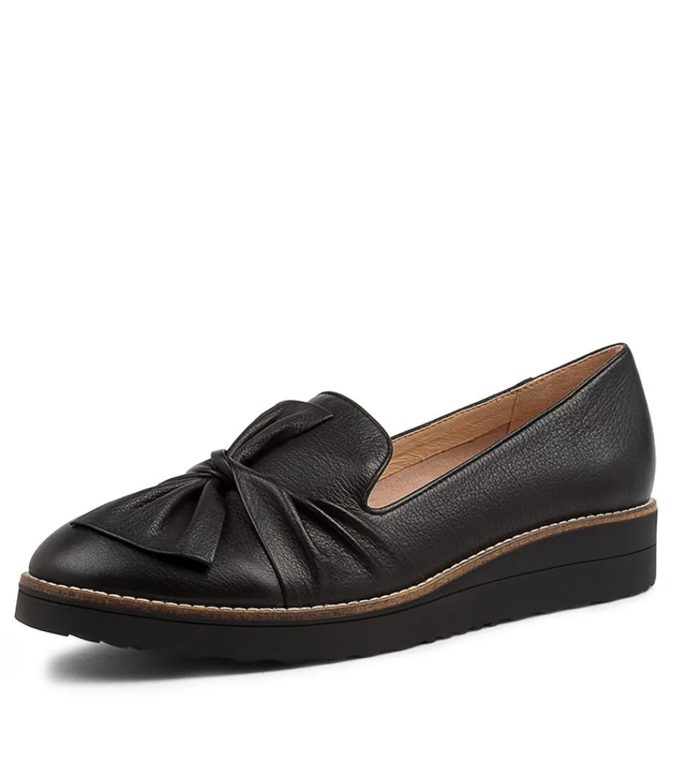 Women TOP END Loafers<Oclem Lrg Black Leather