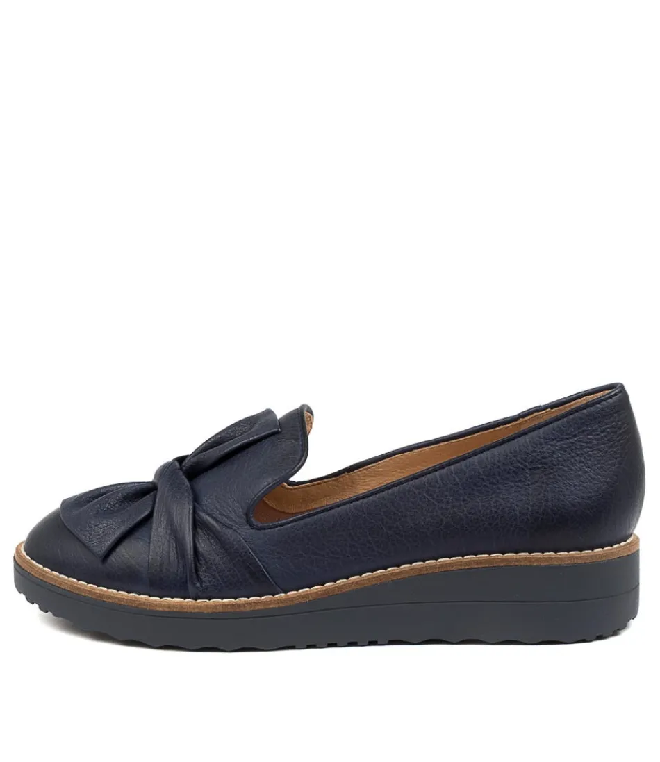 Women TOP END Loafers<Oclem Navy Navy Sole Leather