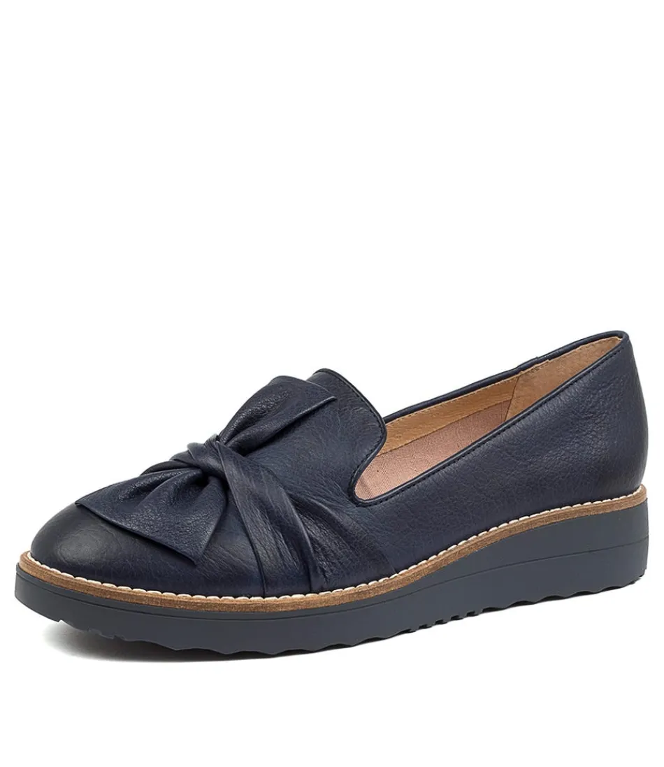 Women TOP END Loafers<Oclem Navy Navy Sole Leather