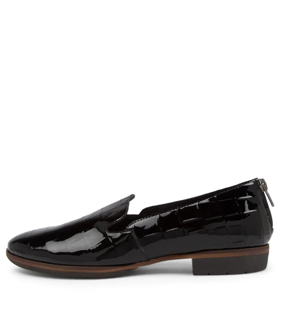 Women DJANGO & JULIETTE Loafers<Odai Black Patent Leather Loafers