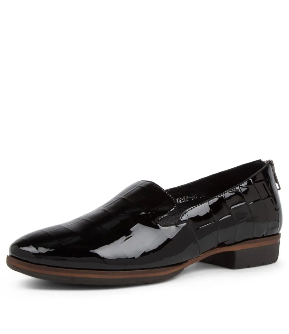 Women DJANGO & JULIETTE Loafers<Odai Black Patent Leather Loafers