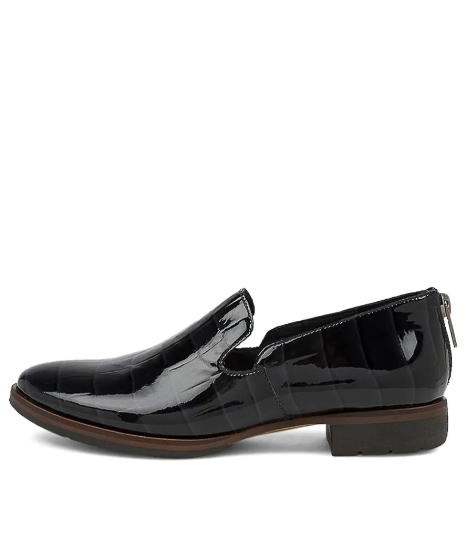 Women DJANGO & JULIETTE Loafers<Odai Navy Patent Leather Loafers