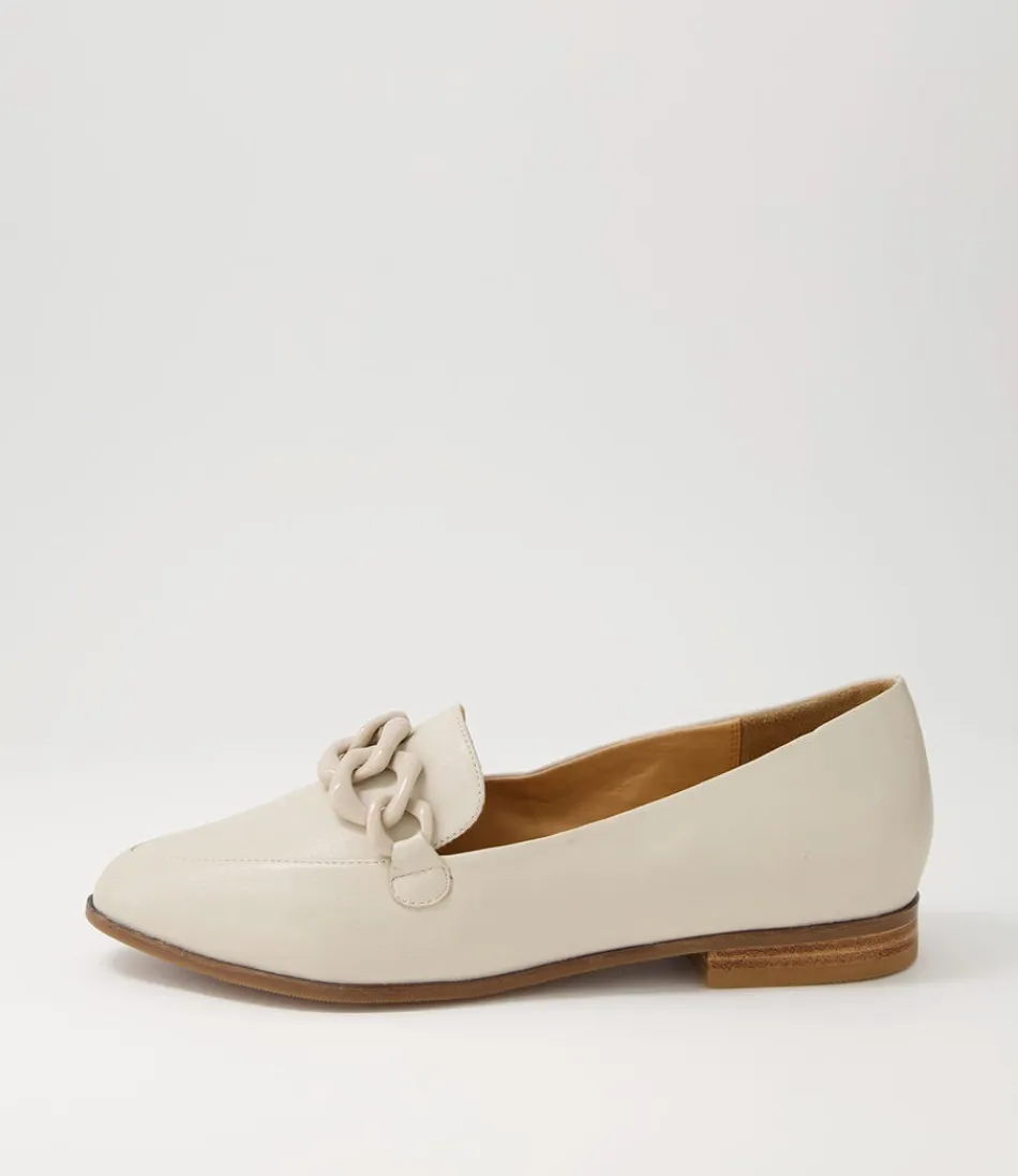 Women ZIERA Loafers<Olange Xw Almond Leather Loafers