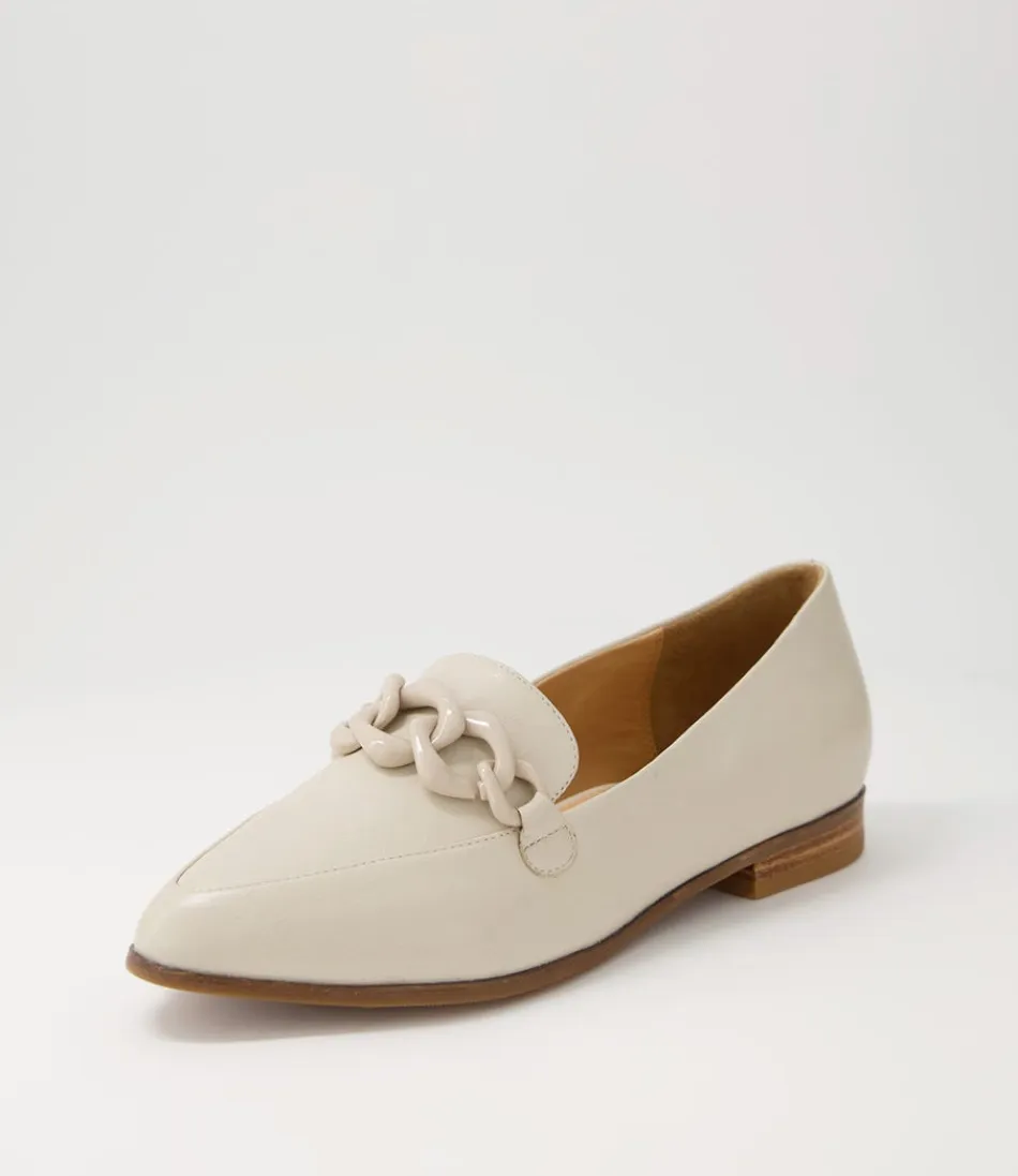 Women ZIERA Loafers<Olange Xw Almond Leather Loafers