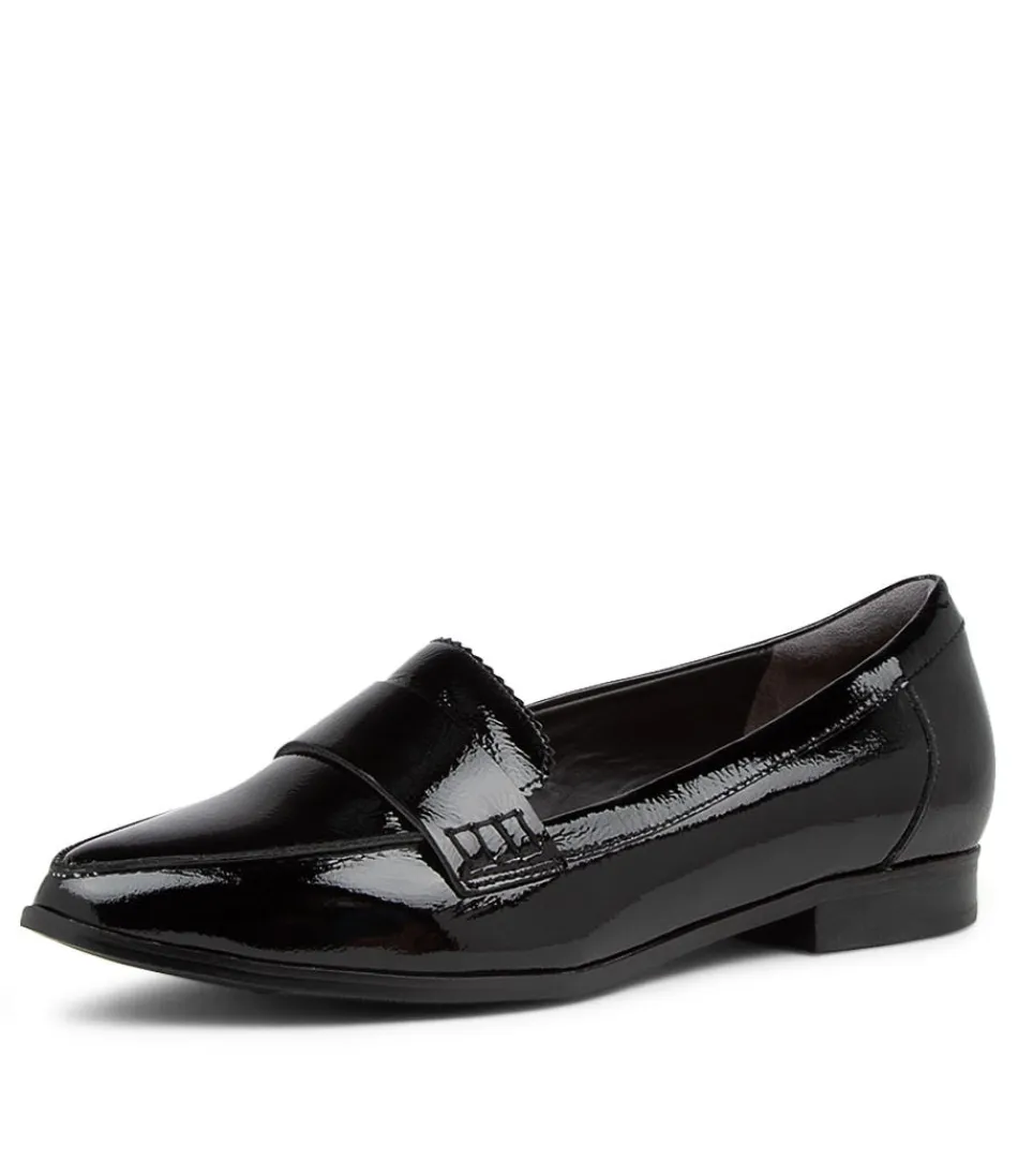 Women ZIERA Loafers<Oreta Xw Black Patent Leather Loafers