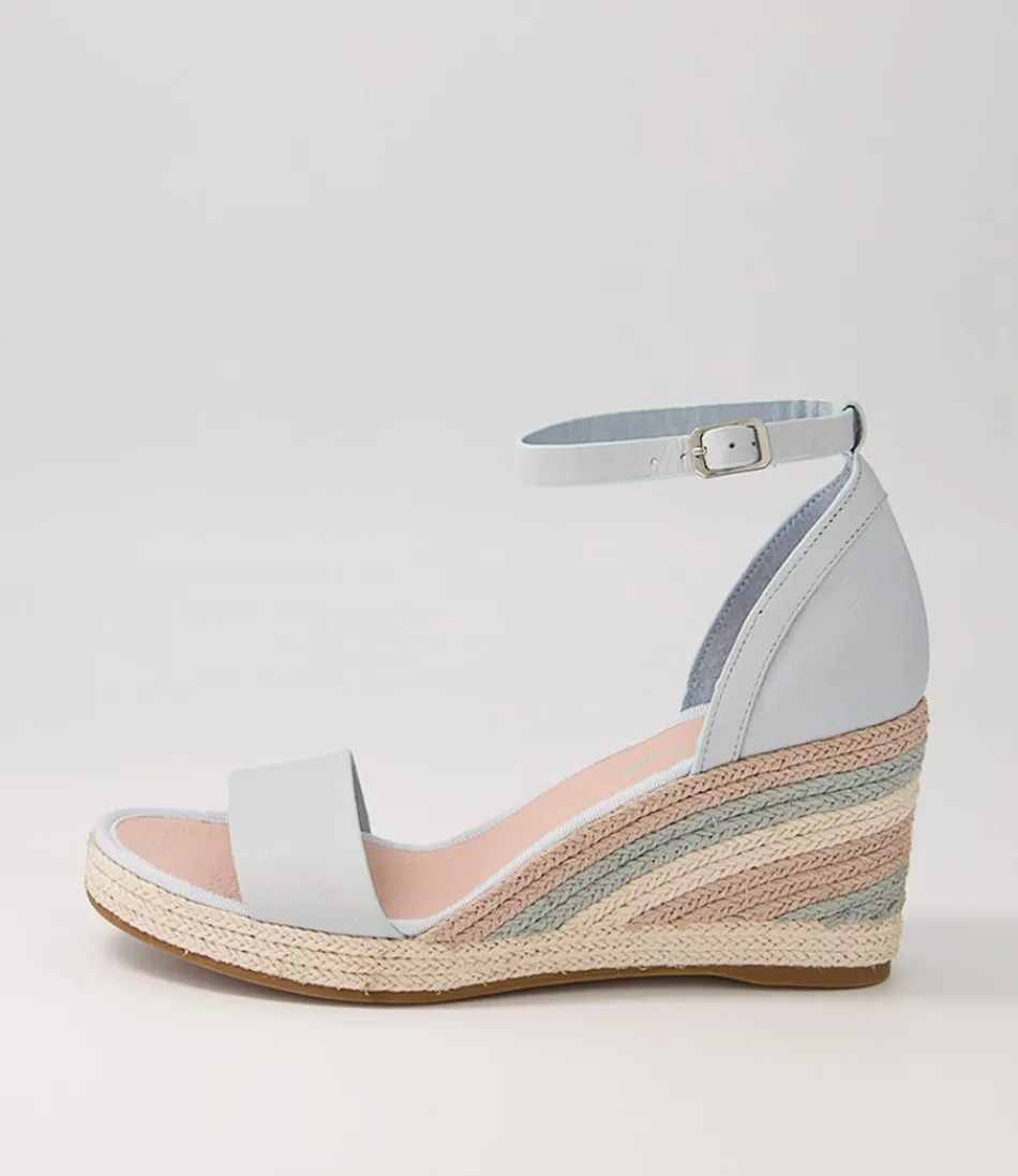 Women DJANGO & JULIETTE Espadrilles<Palyssa Pale Blue Multi Leather Espadrilles