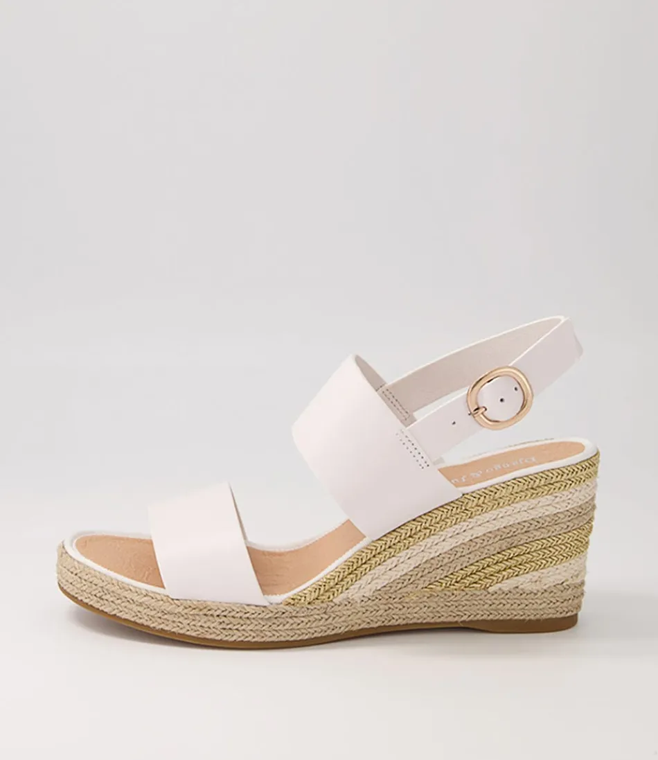 Women DJANGO & JULIETTE Espadrilles<Pama White Gold Multi Leather Espadrilles