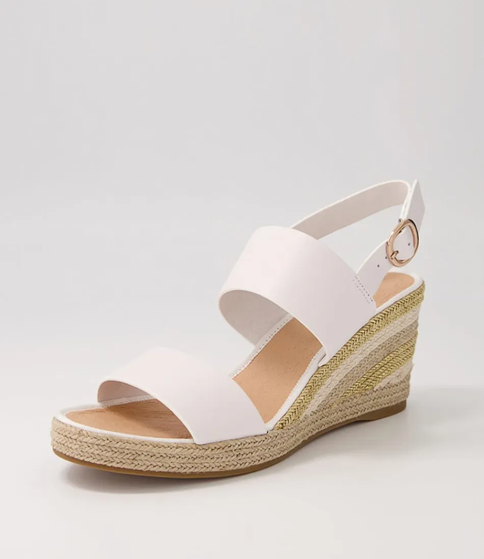 Women DJANGO & JULIETTE Espadrilles<Pama White Gold Multi Leather Espadrilles