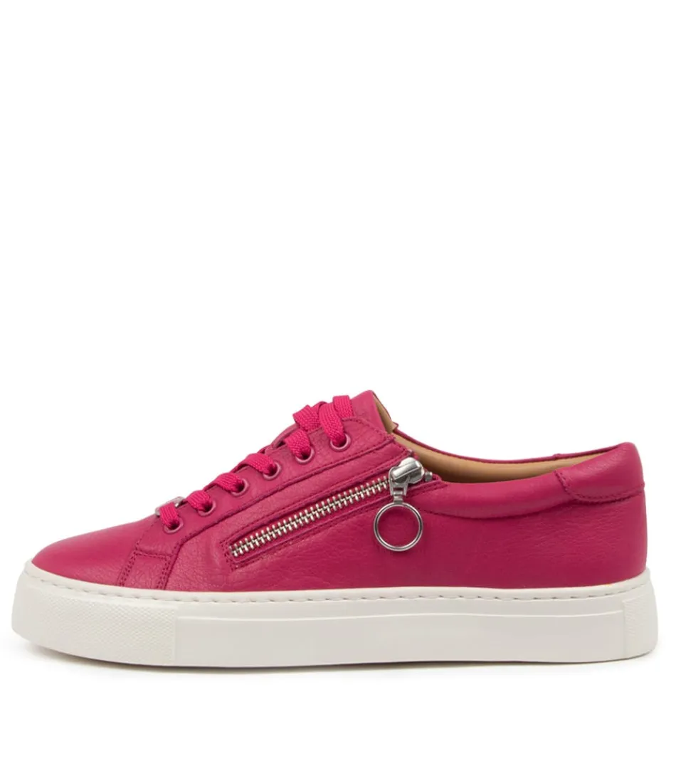 Women ZIERA Comfort<Pamela Xf Fuchsia Leather