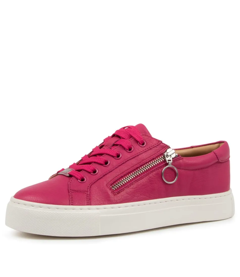 Women ZIERA Comfort<Pamela Xf Fuchsia Leather