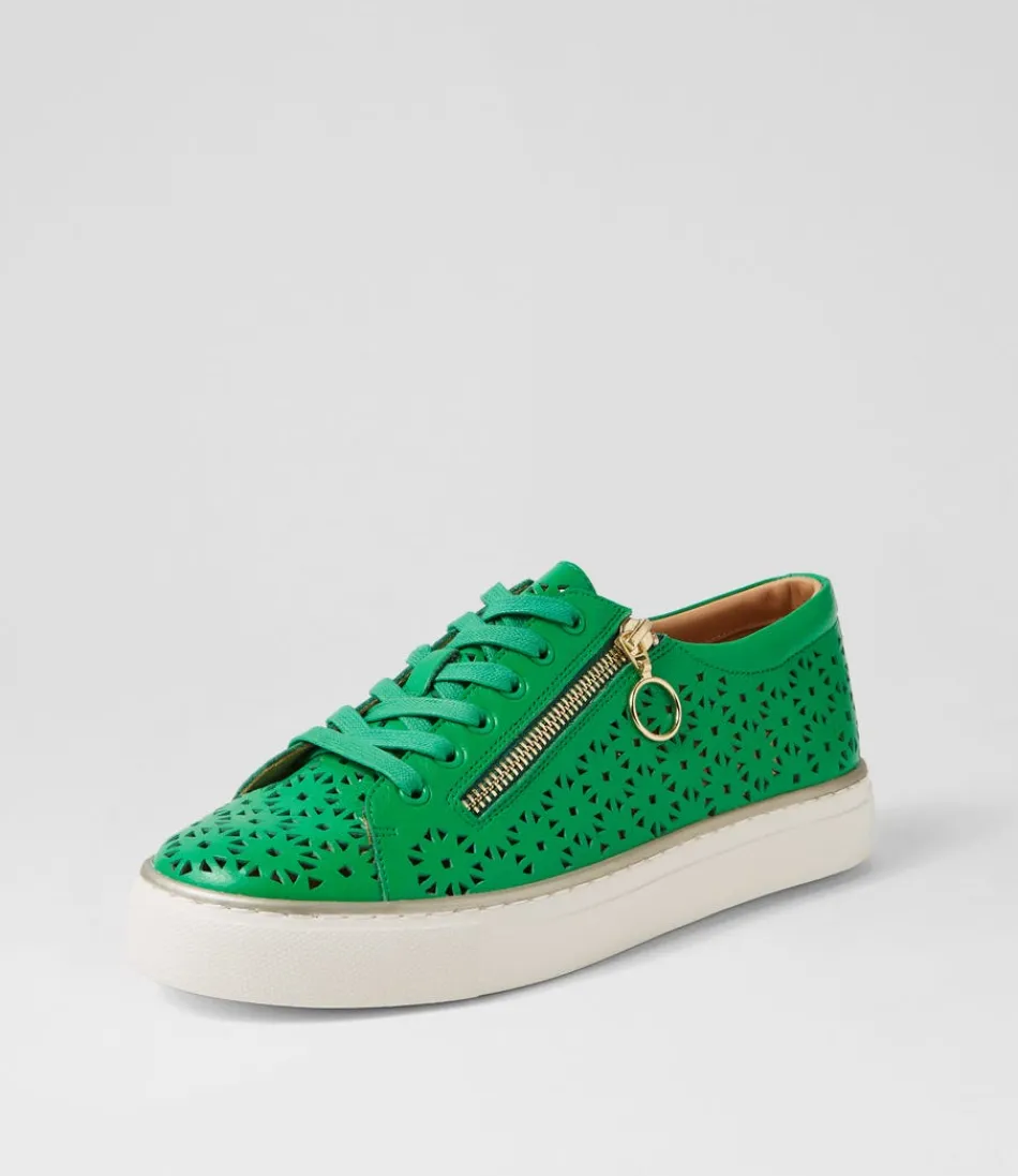 Women ZIERA Sneakers<Pandoe Xf Bright Emerald Leather Sneakers