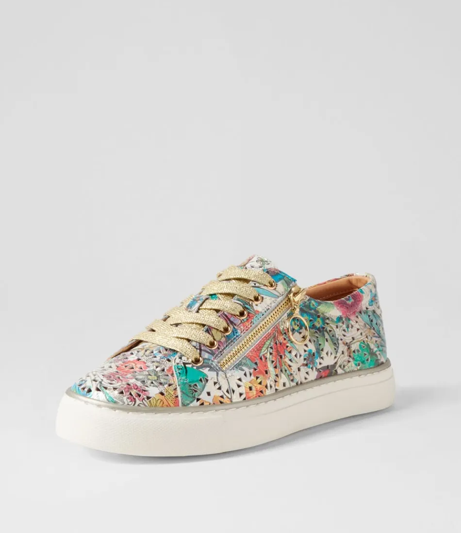 Women ZIERA Sneakers<Pandoe Xf Spring Garden Leather Sneakers