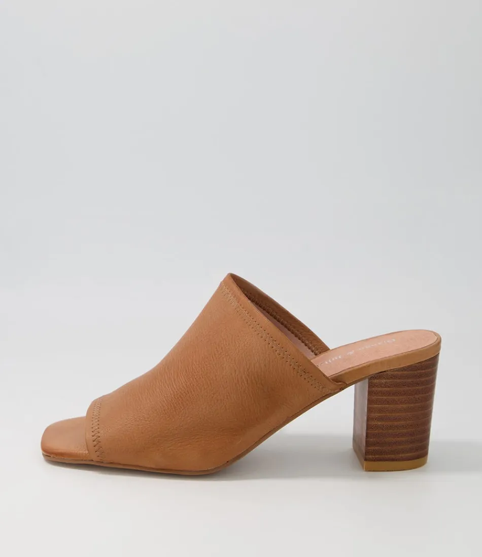 Women DJANGO & JULIETTE Heels<Pantry Tan Leather Mules