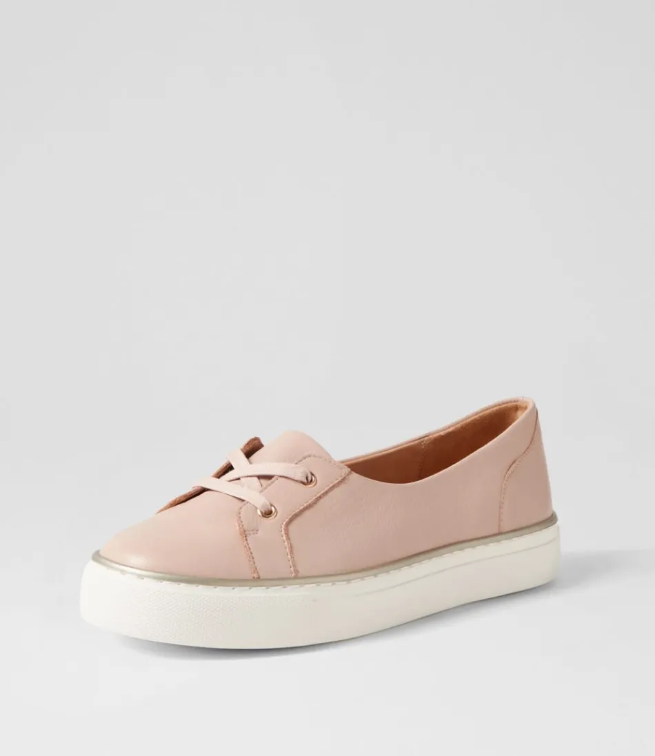 Women ZIERA Flats<Patrese Xf Nude Leather Flat Shoes