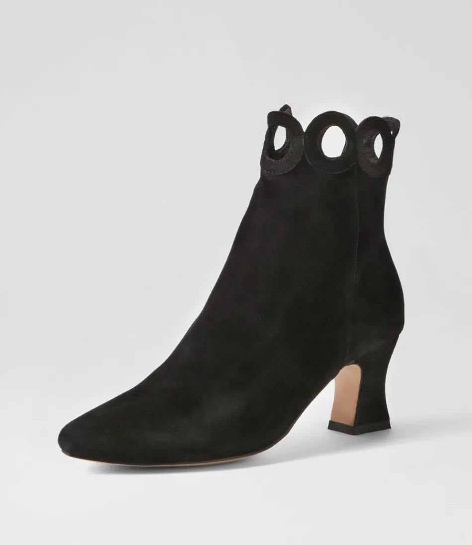 Women DJANGO & JULIETTE Boots<Primson Black Suede Ankle Boots