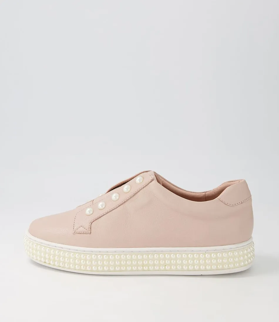 Women TOP END Sneakers<Quempo Dusty Pink Leather Sneakers