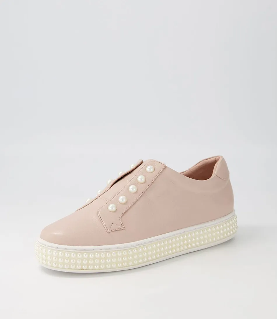 Women TOP END Sneakers<Quempo Dusty Pink Leather Sneakers