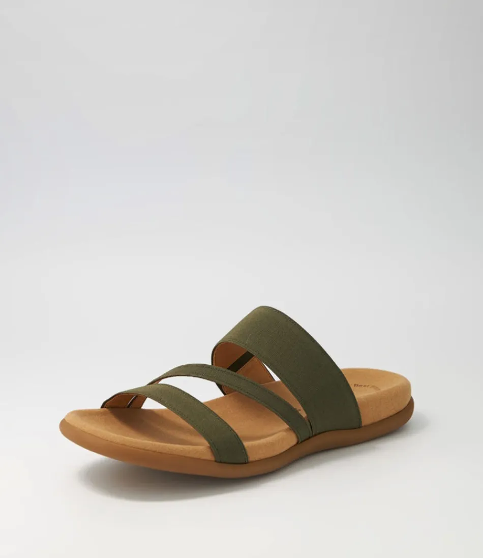 Women GABOR Comfort<Rachie Olive Elastic Sandals