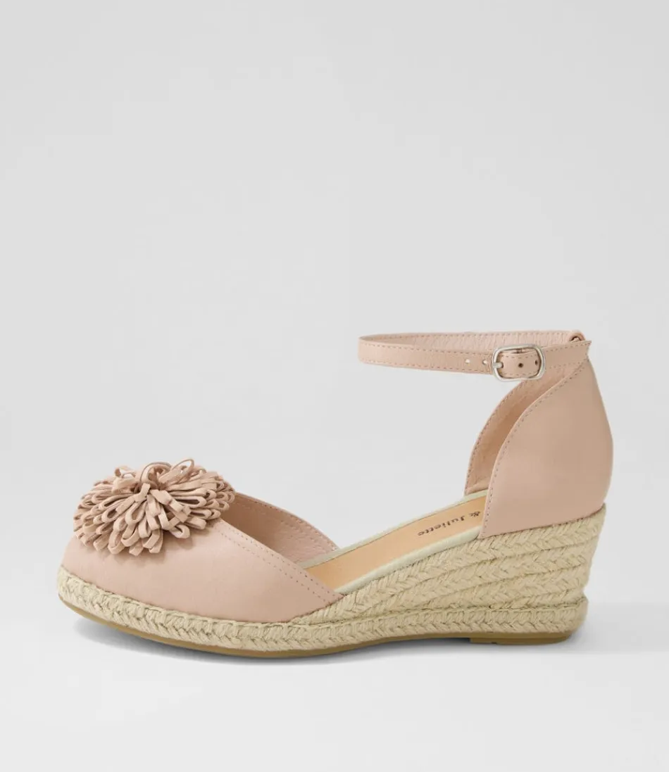 Women DJANGO & JULIETTE Espadrilles<Rakim Rose Leather Suede Wedges