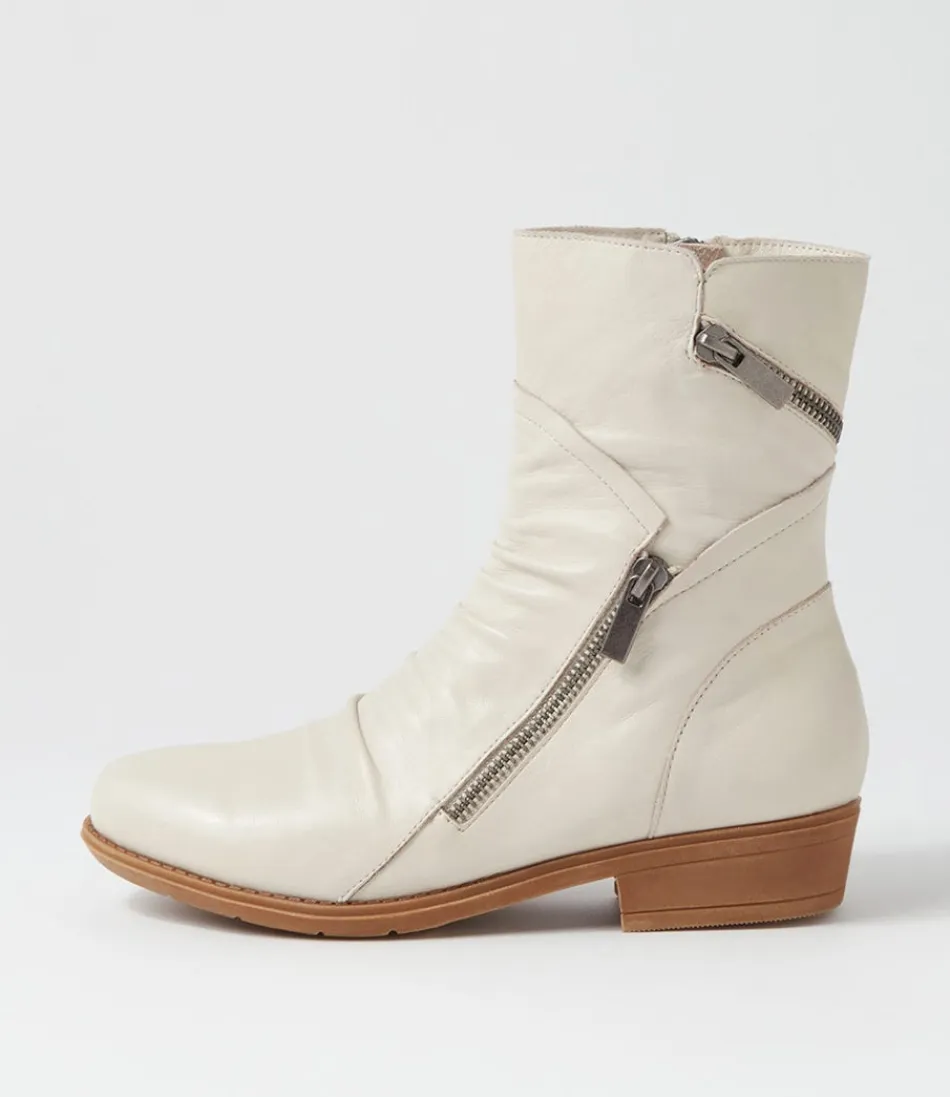 Women DJANGO & JULIETTE Boots<Renu Almond Leather Ankle Boots