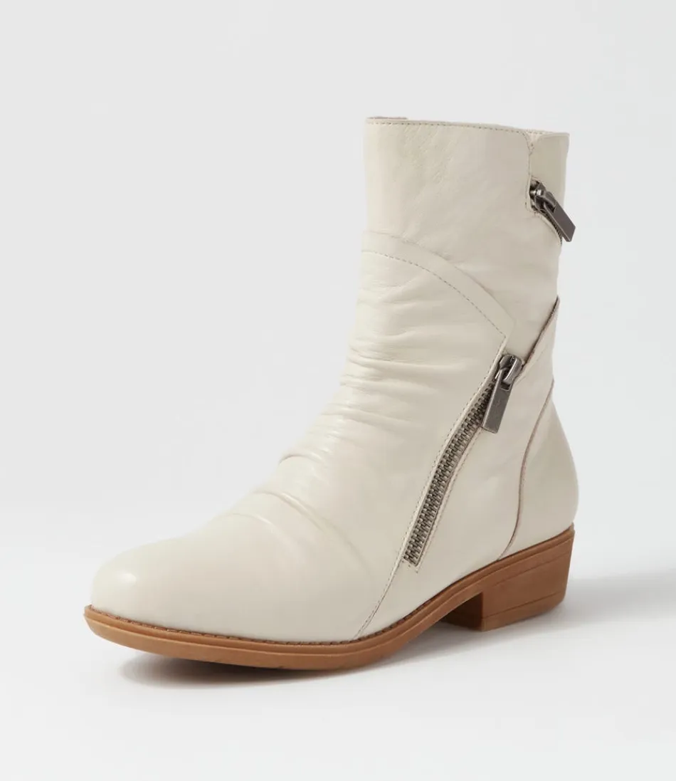 Women DJANGO & JULIETTE Boots<Renu Almond Leather Ankle Boots