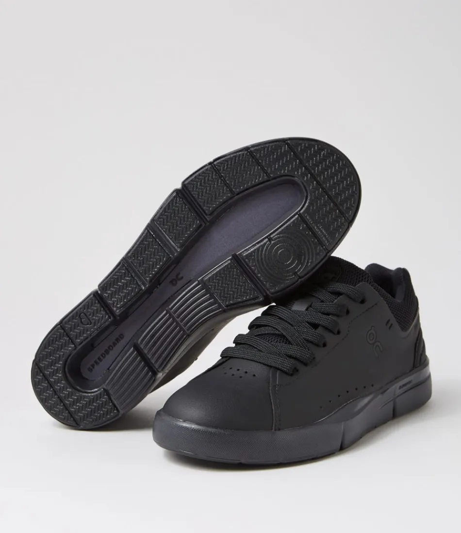 Women ON Sneakers<Roger Advantage W All Black Vegan Sneakers