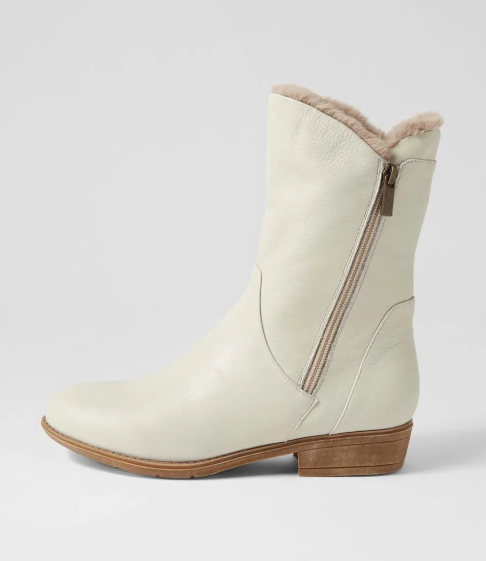 Women DJANGO & JULIETTE Boots<Rudo Almond Natural Leather Fur Calf Boots