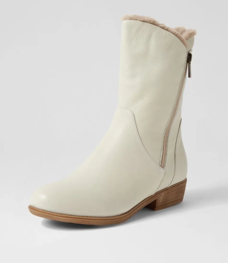 Women DJANGO & JULIETTE Boots<Rudo Almond Natural Leather Fur Calf Boots