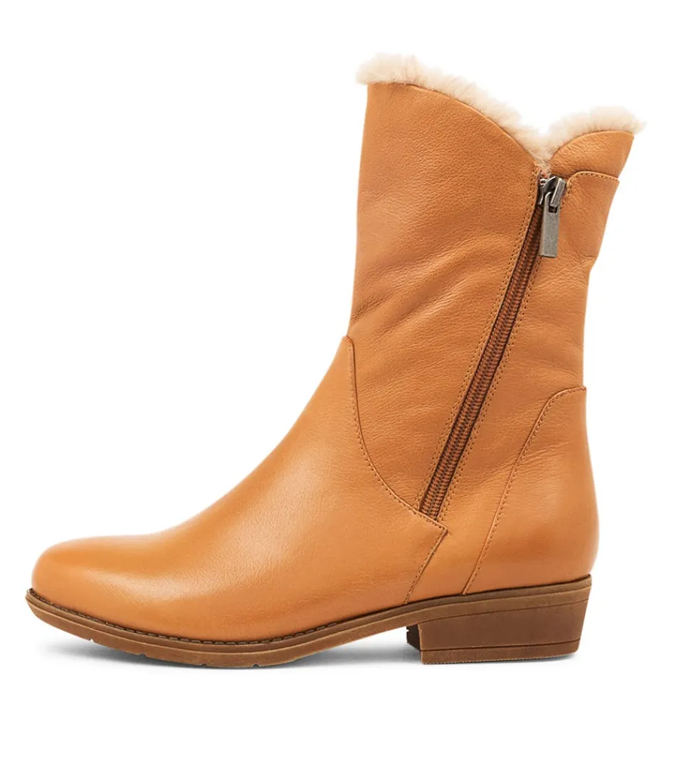 Women DJANGO & JULIETTE Boots<Rudo New Tan-Natural-Fur