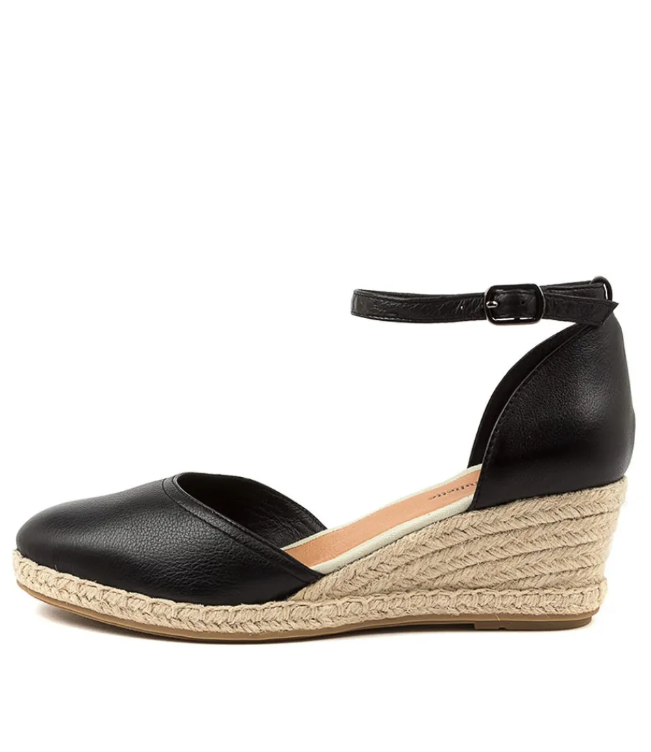 Women DJANGO & JULIETTE Espadrilles<Rylen Black Leather