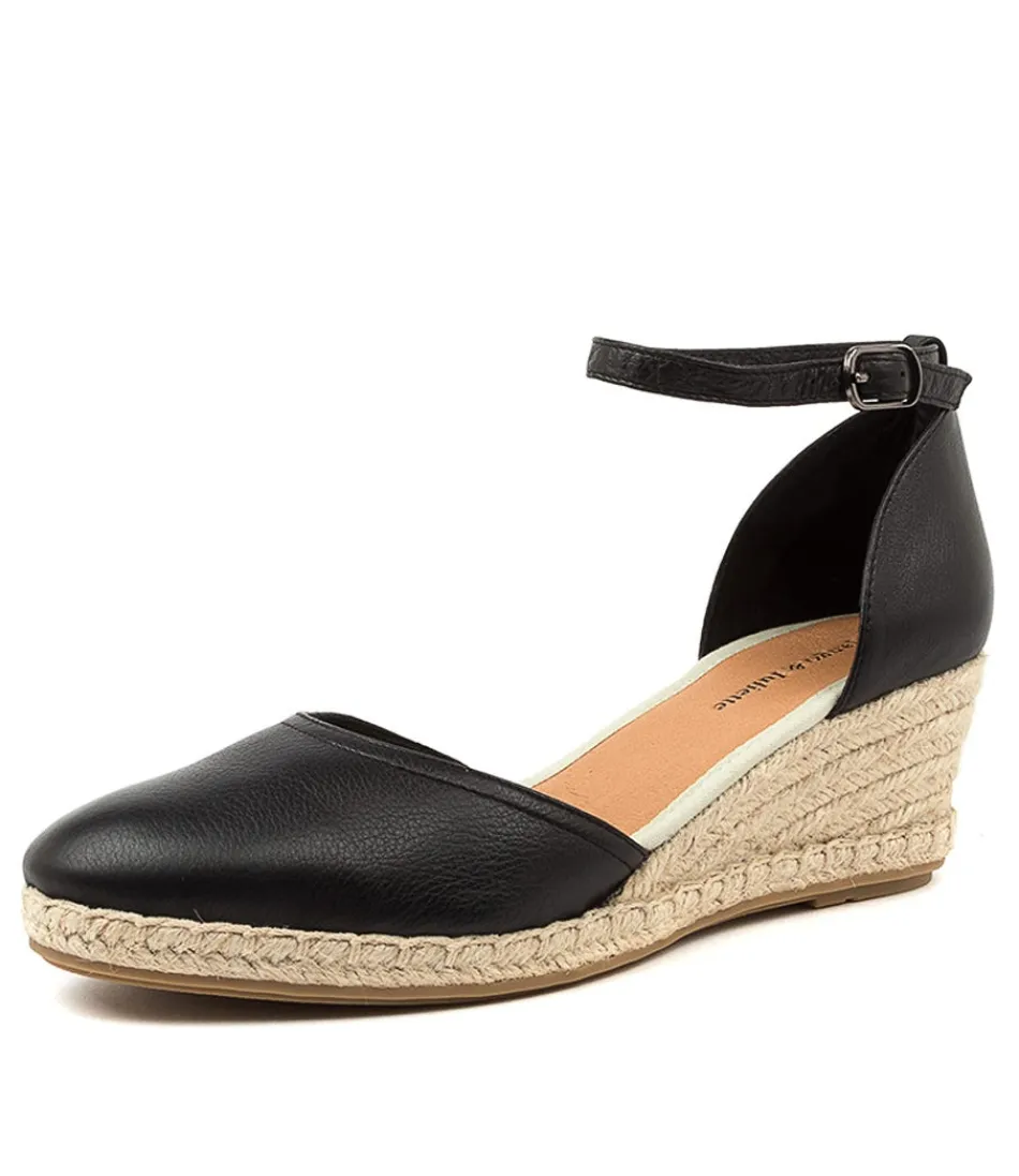 Women DJANGO & JULIETTE Espadrilles<Rylen Black Leather