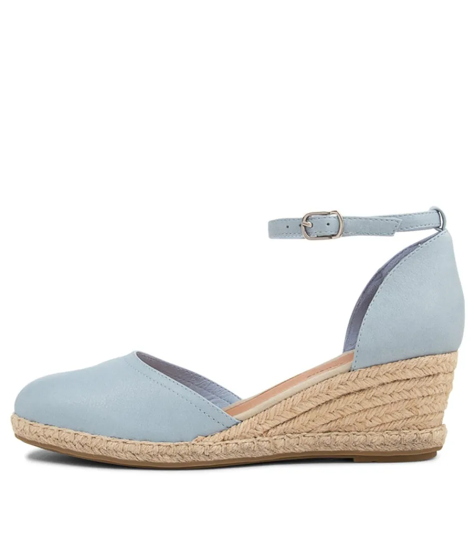 Women DJANGO & JULIETTE Wedges<Rylen Denim Natural Rope Leather Wedges