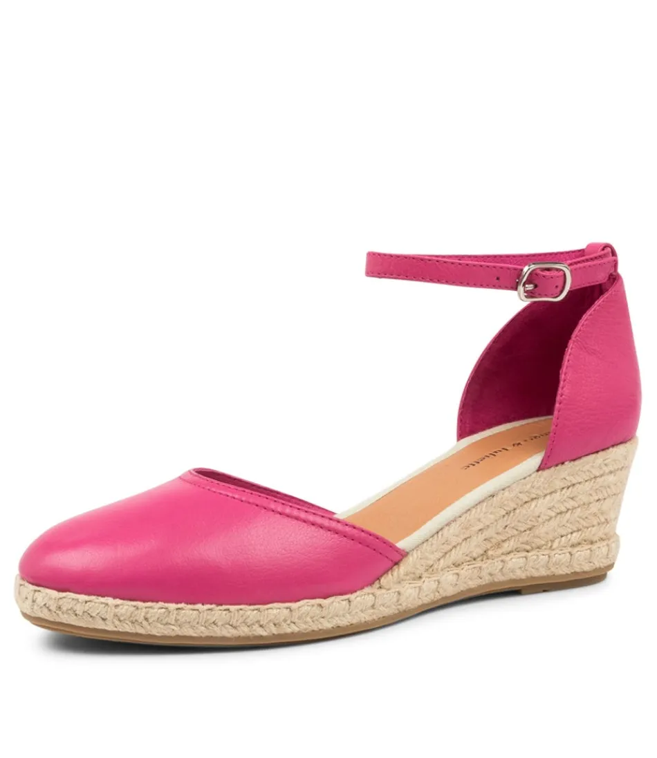 Women DJANGO & JULIETTE Espadrilles<Rylen Fuchsia Leather