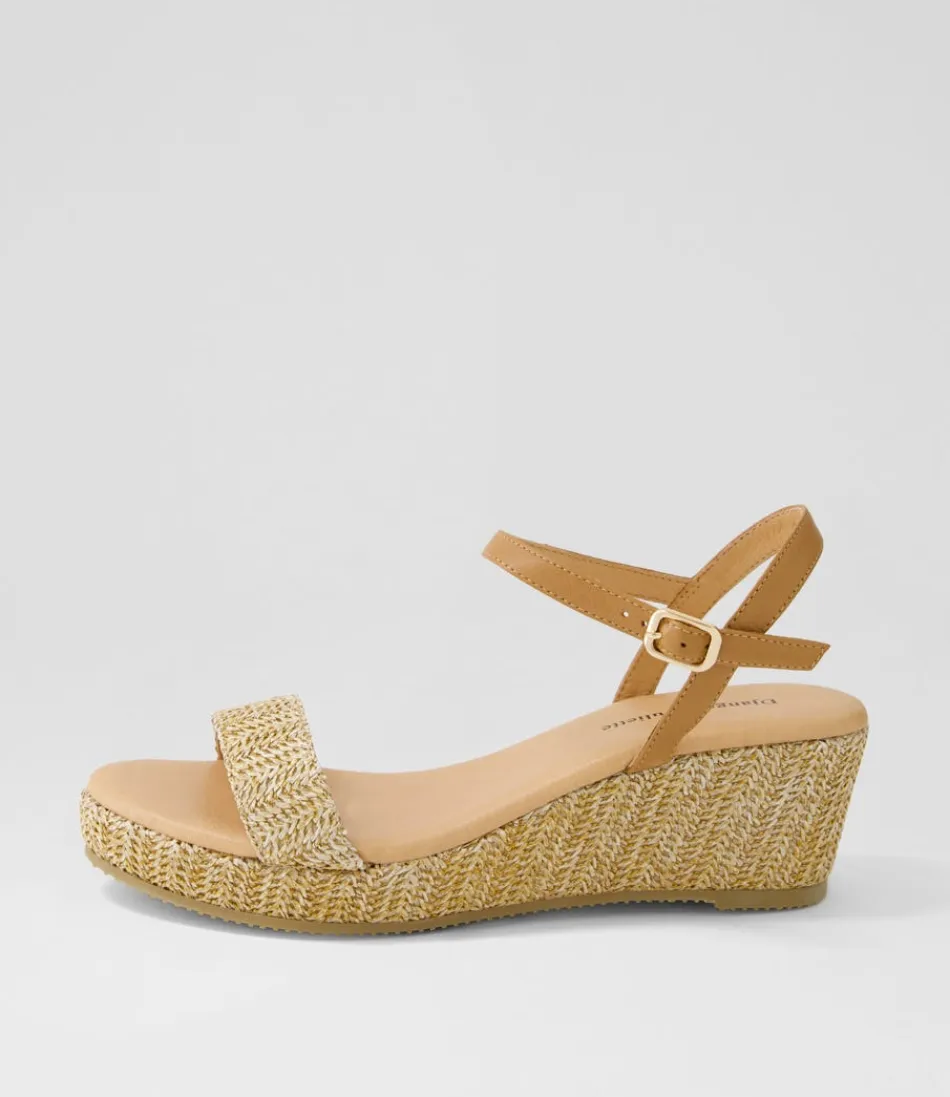 Women DJANGO & JULIETTE Espadrilles<Sable Tan Synthetic Raffia Leather Espadrilles