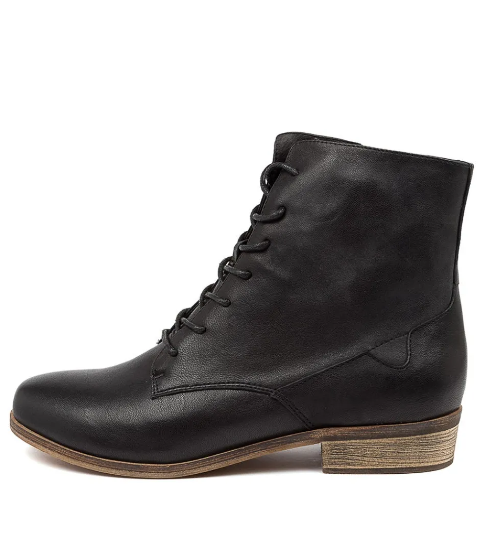 Women DJANGO & JULIETTE Boots<Sabra Dj Black Leather