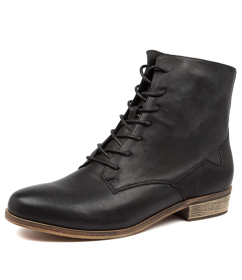 Women DJANGO & JULIETTE Boots<Sabra Dj Black Leather