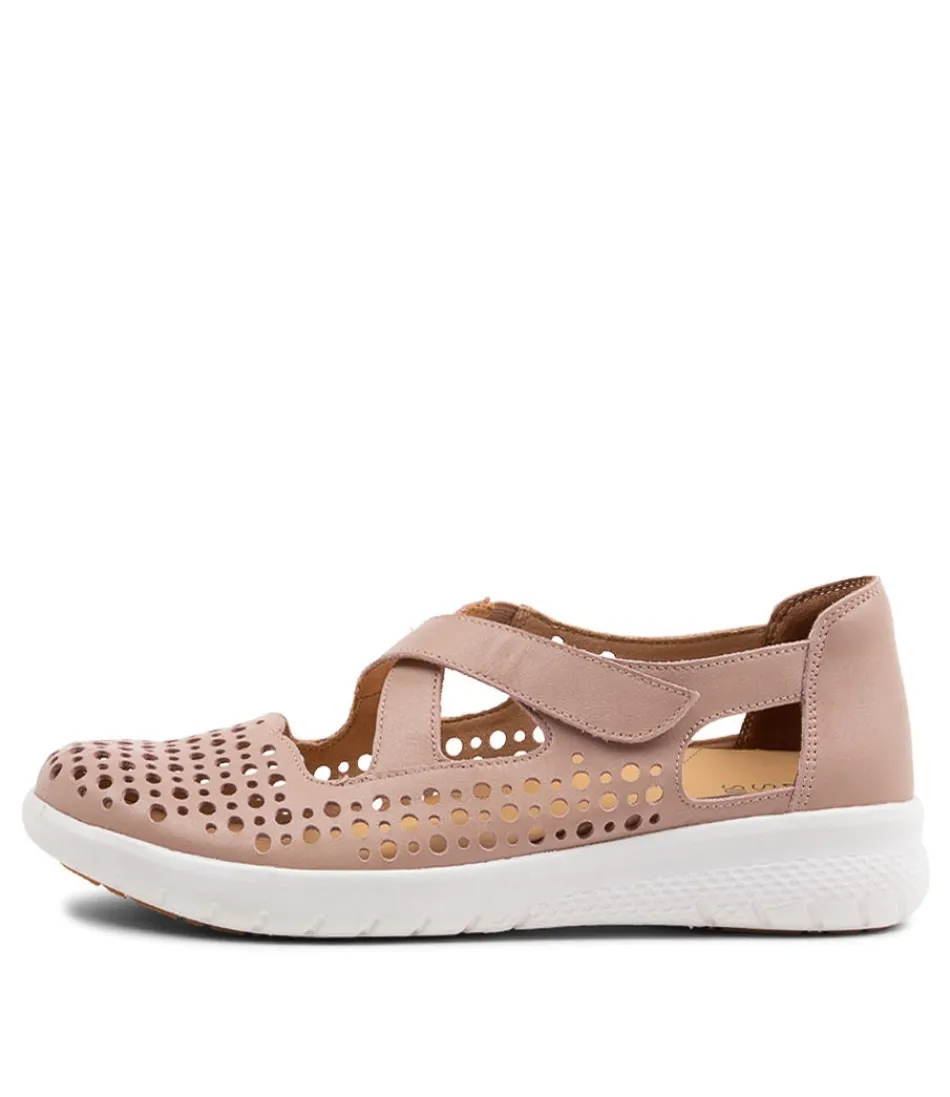 Women ZIERA Wedges<Sachet Xf Blush Leather Flat Shoes