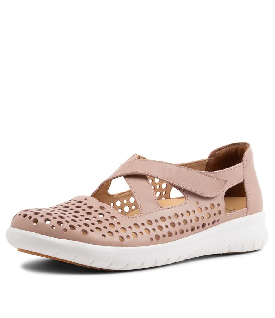 Women ZIERA Wedges<Sachet Xf Blush Leather Flat Shoes