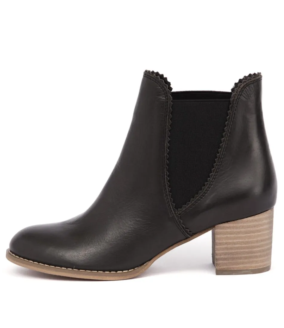 Women DJANGO & JULIETTE Boots<Sadore Black Leather