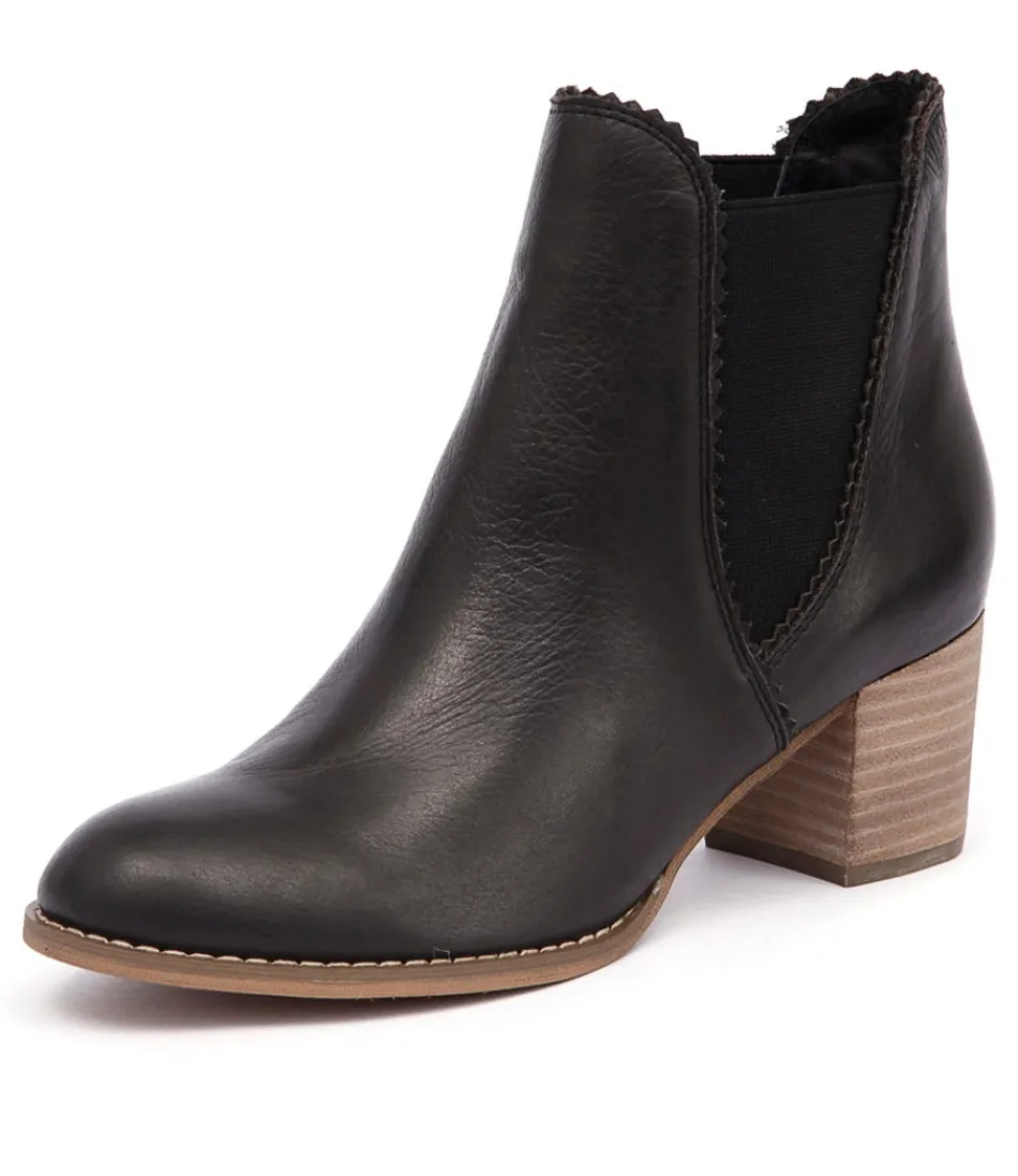 Women DJANGO & JULIETTE Boots<Sadore Black Leather