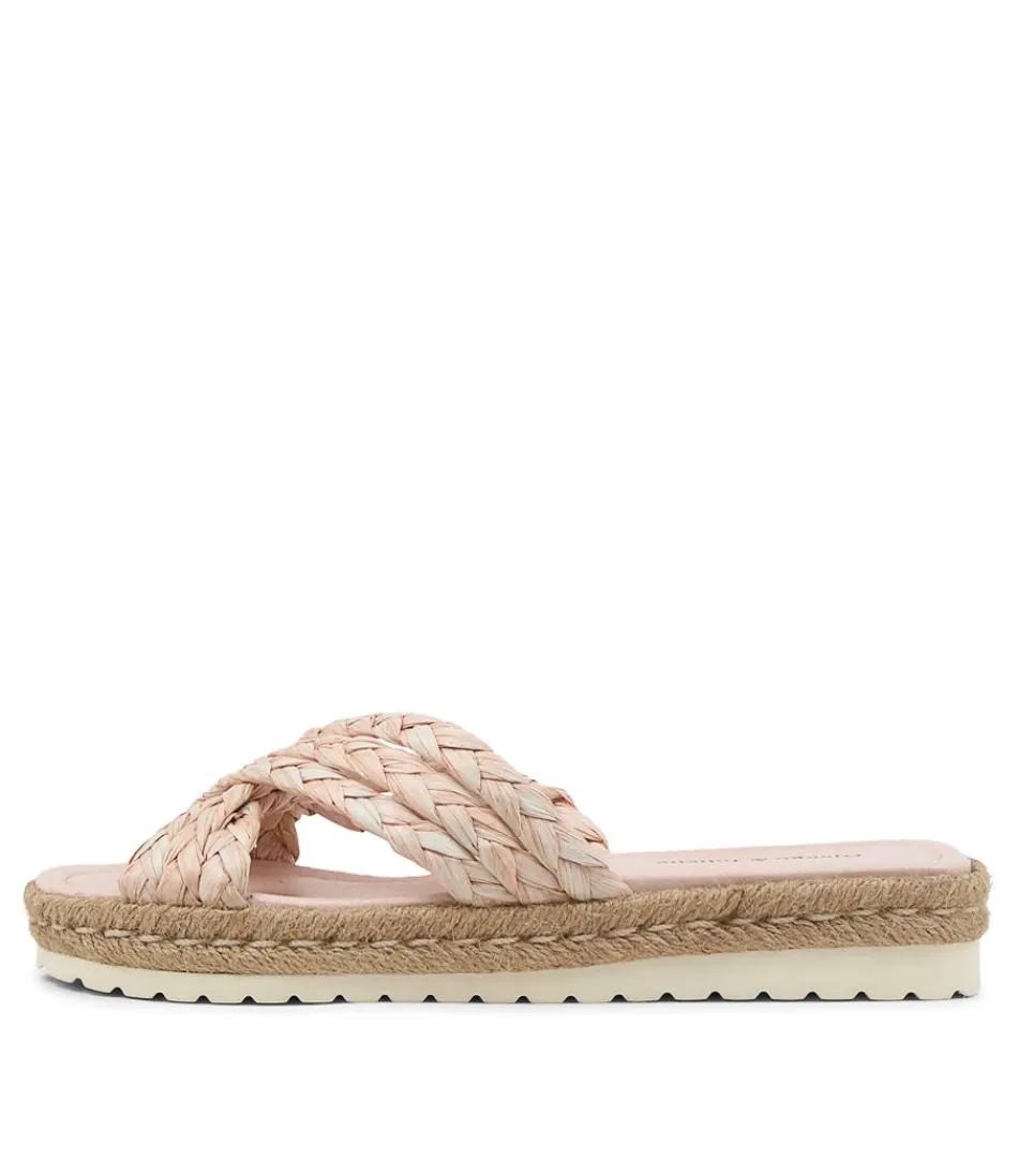 Women DJANGO & JULIETTE Espadrilles<Saffad Peach Syn Raffia Espadrilles