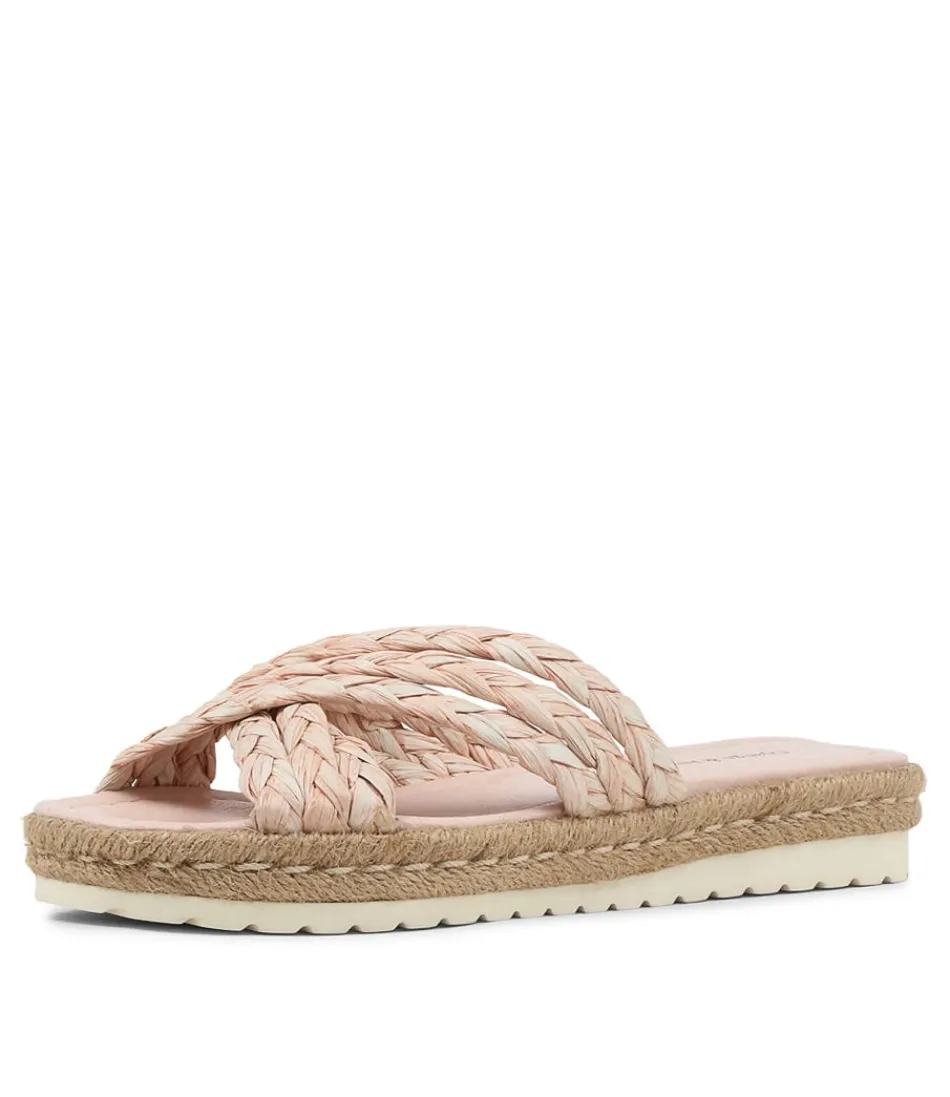 Women DJANGO & JULIETTE Espadrilles<Saffad Peach Syn Raffia Espadrilles